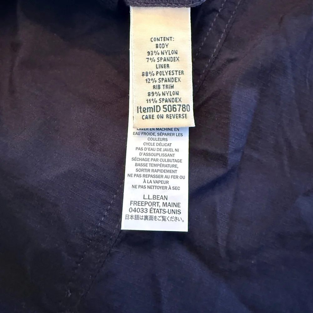 L.L. Bean Black Vista Camp Skort - Picture 7 of 8